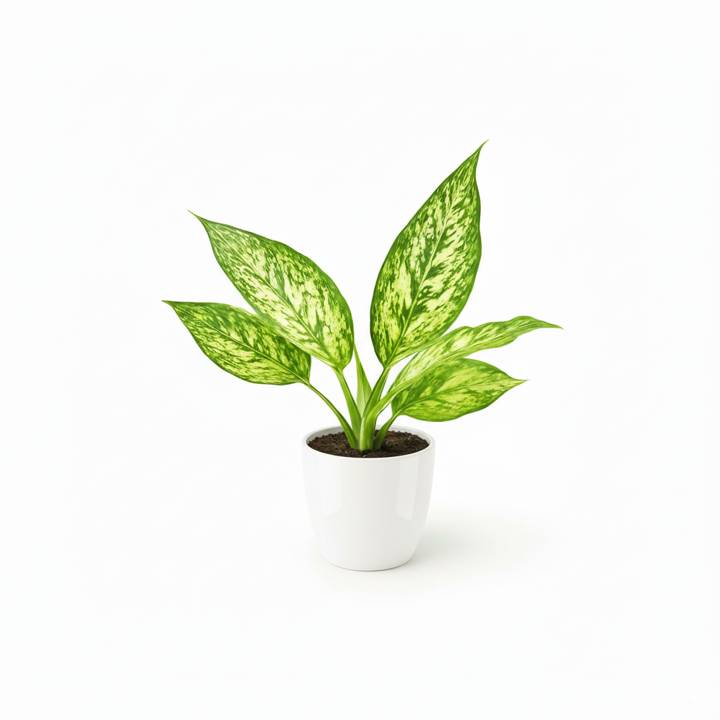 Jaevik Aglaonema Green & White – Air Purifying Indoor Plant