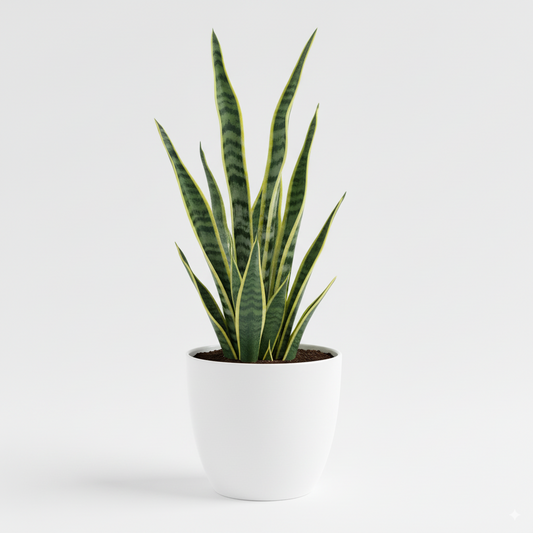 Jaevik Elegant Snake Plant (Sansevieria trifasciata) - Low Maintenance Indoor Greenery